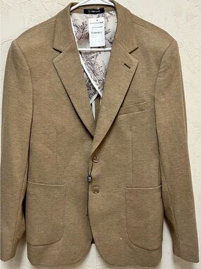 Tom Baine Tailored Collection Slim Fit Mens  Medium  Brown
